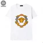 new versace t-shirt collection blanc round flower